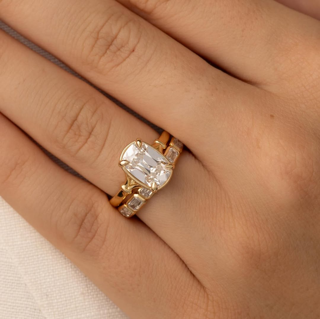 lab grown diamond ring
