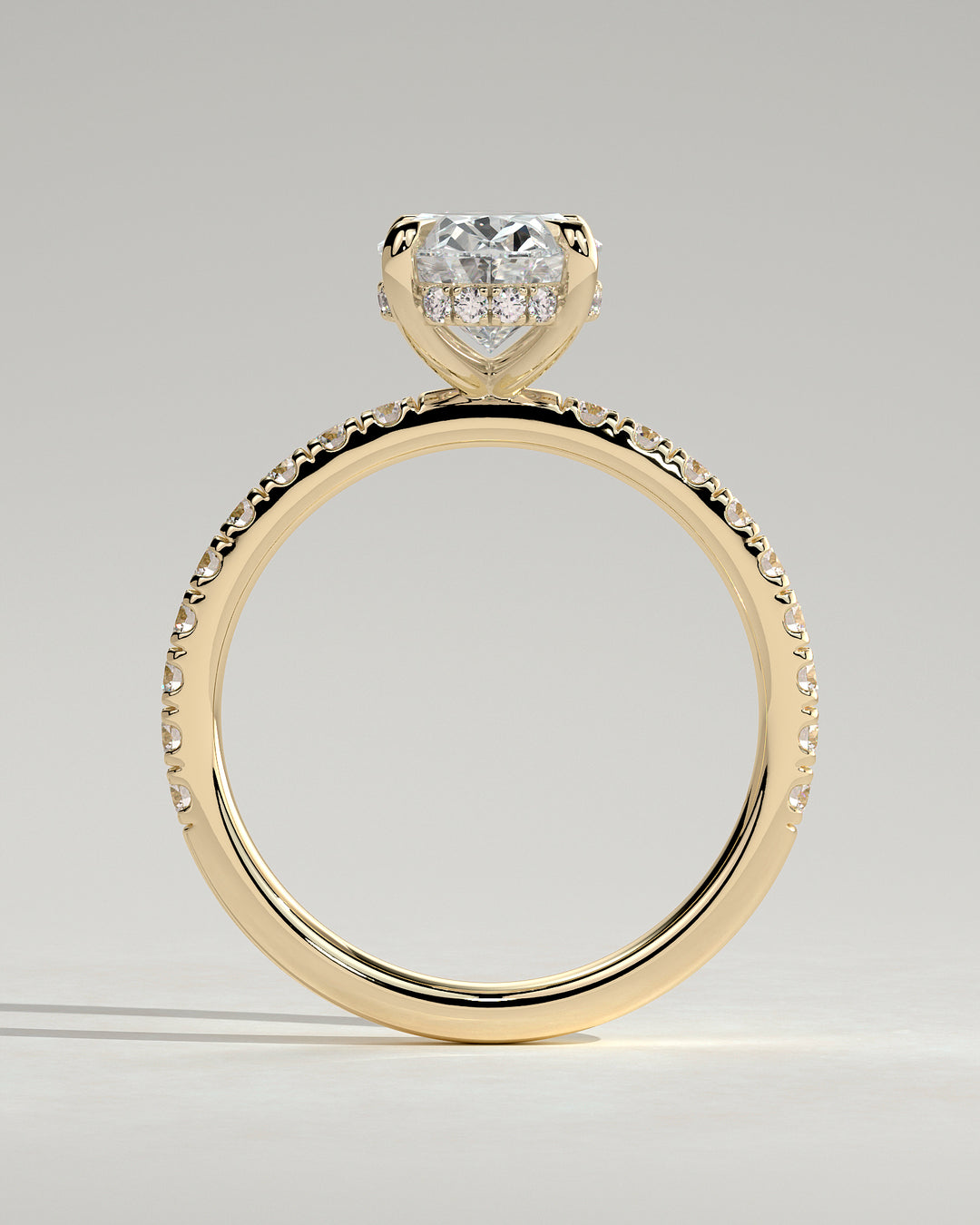 lab grown diamond ring