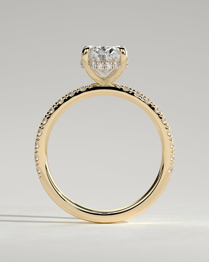 lab grown diamond ring