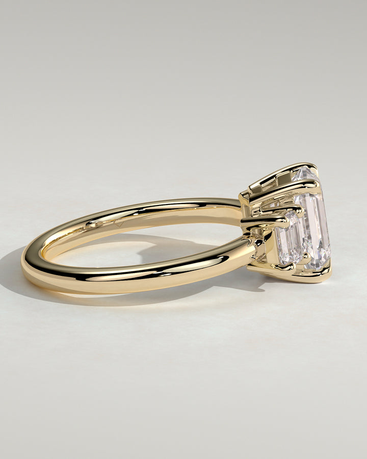 low setting engagement ring