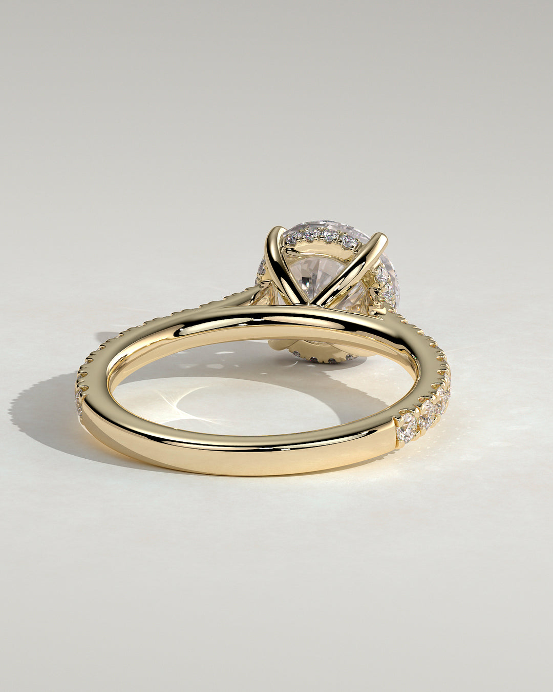 luxury solitaire ring