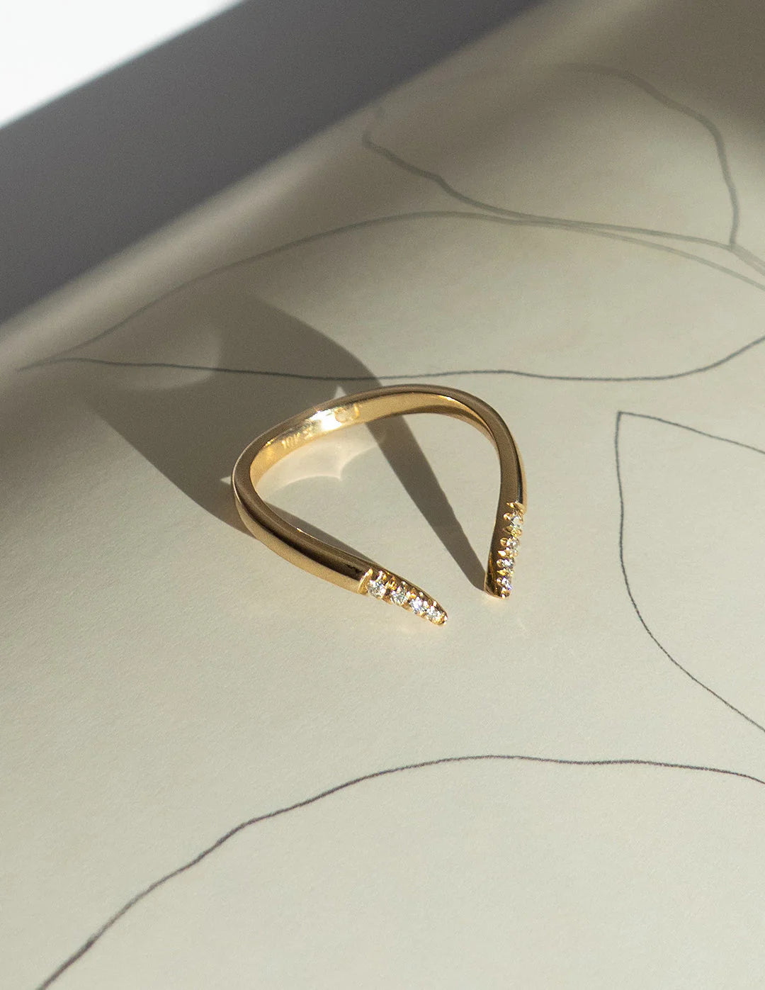 Women’s marquise diamond ring