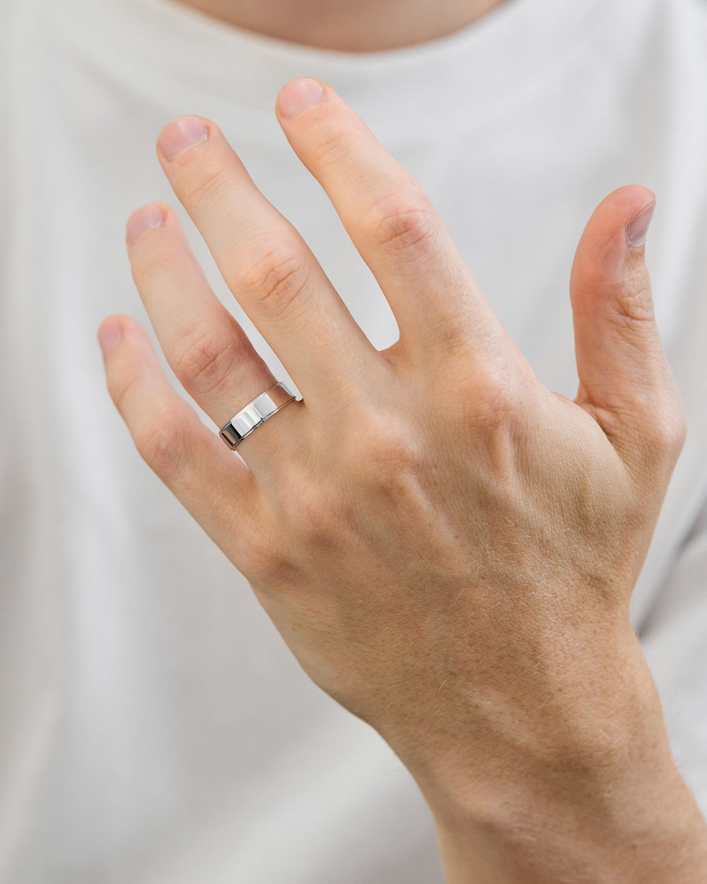 mens cigar wedding band

