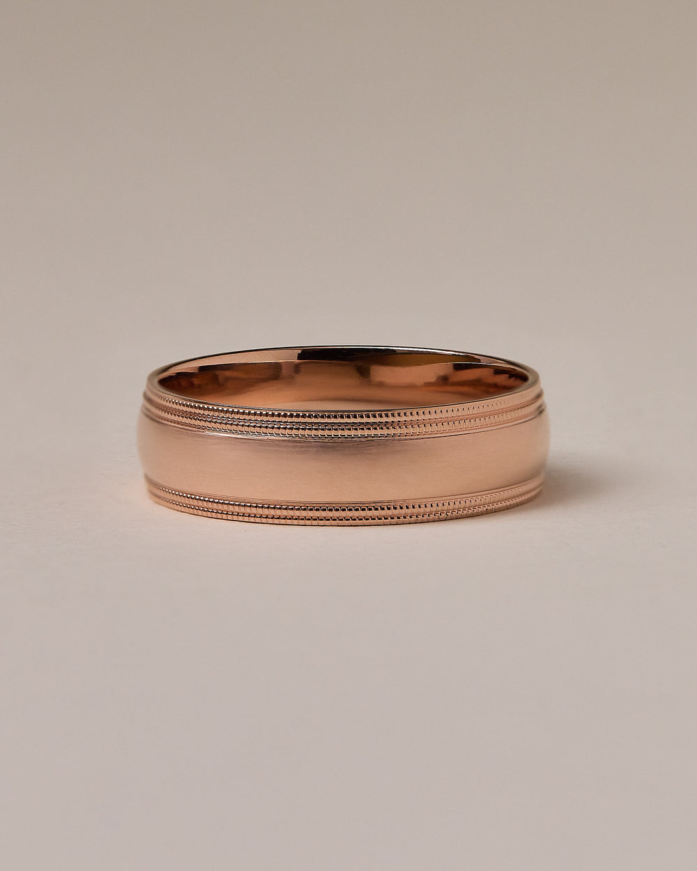 mens double milgrain ring

