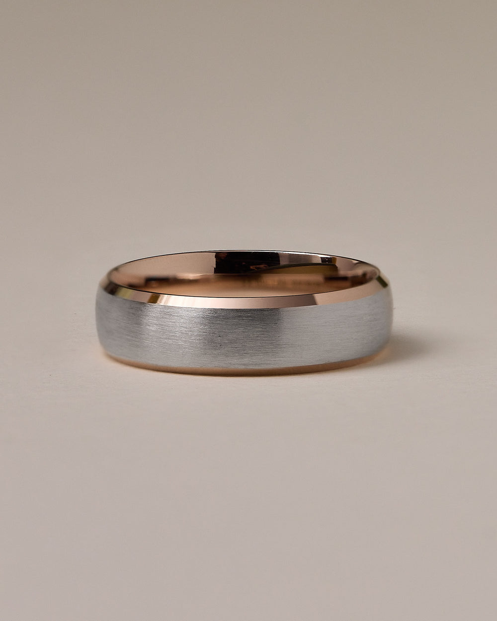 mens matte gold ring
