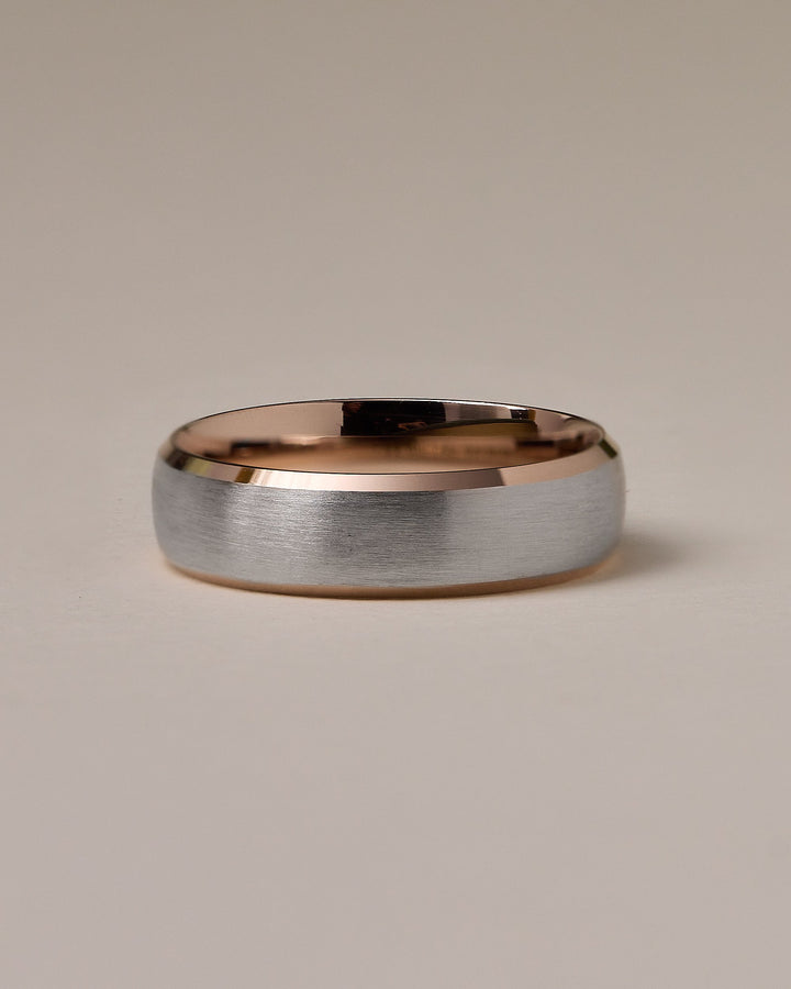 mens matte gold ring
