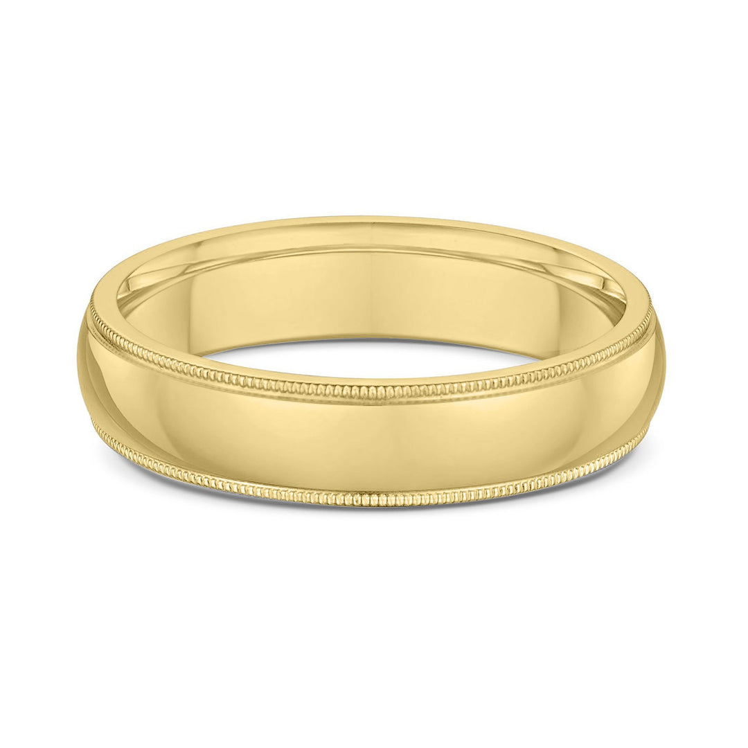 mens milgrain wedding band
