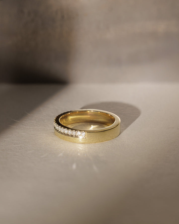 minimalist bridal band