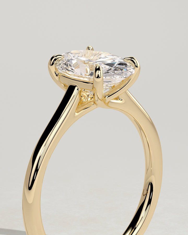 modern engagement ring
