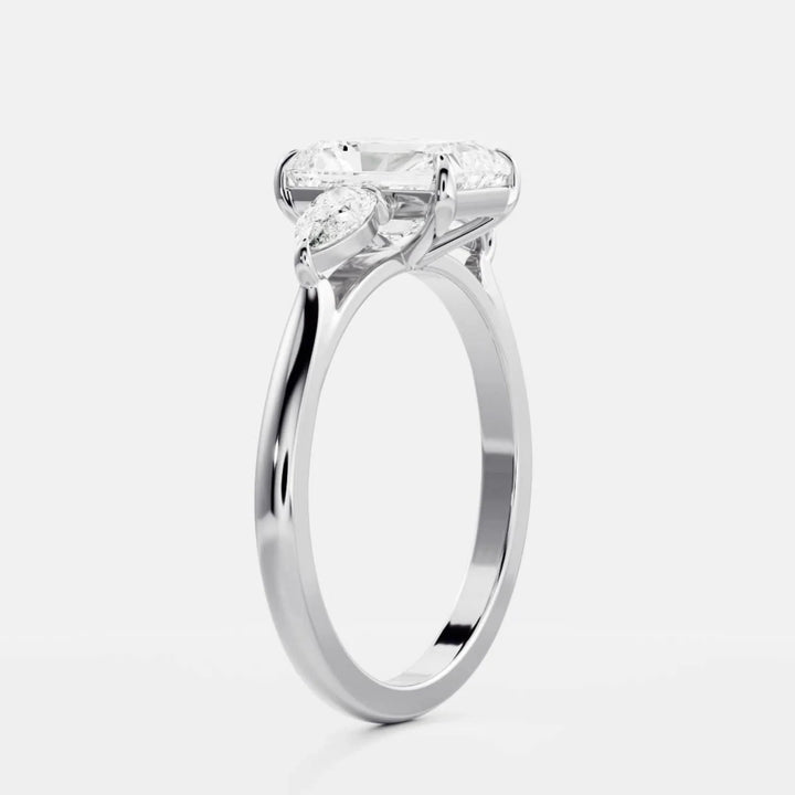 2.5ct Radiant Clean Luxury Engagement Ring