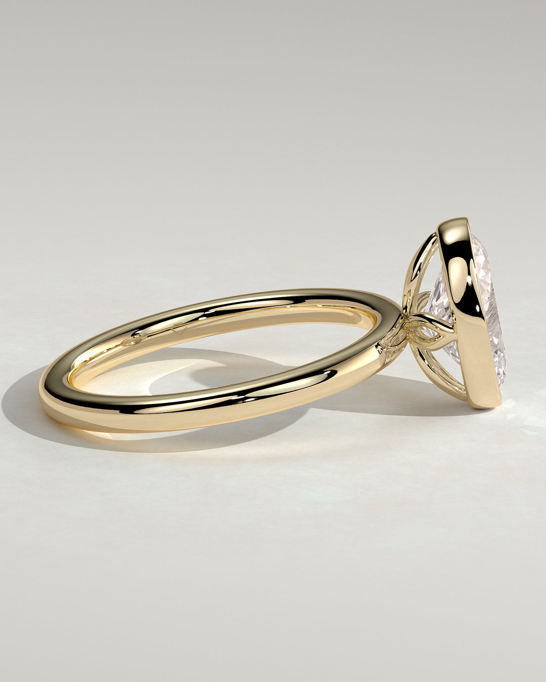 oval solitaire engagement ring