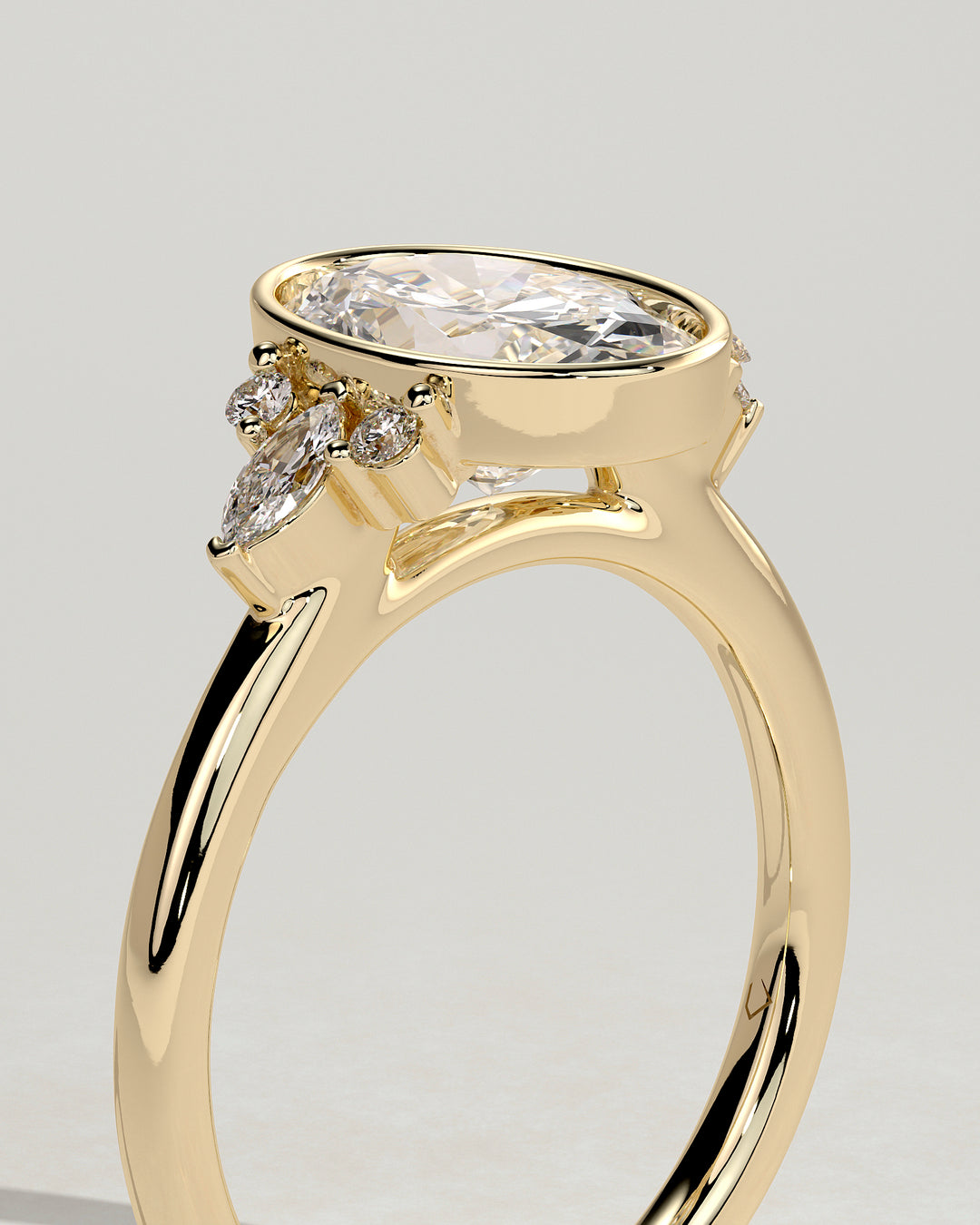 3ct oval engagement ring