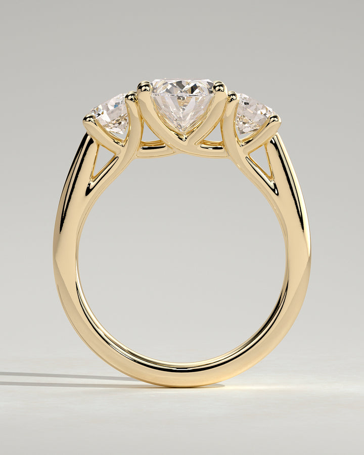 oval lab diamond ring