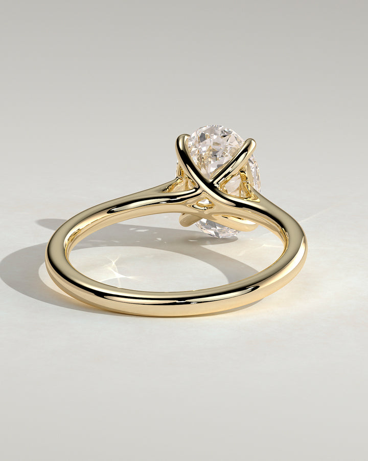 oval bridal ring