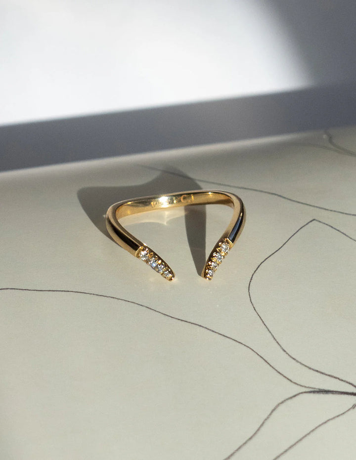 Classic diamond band set