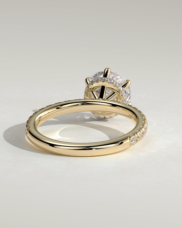 pave engagement ring