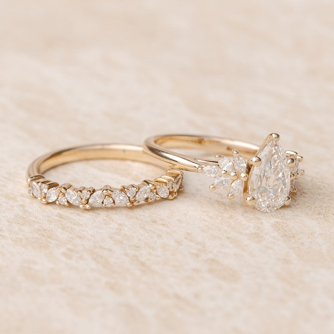 pear cluster bridal set
