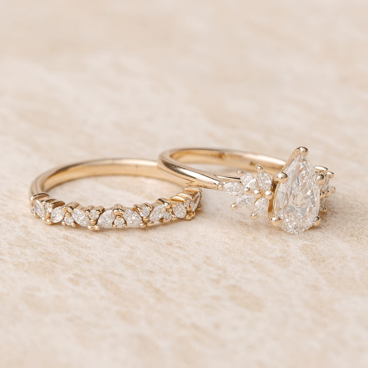 pear cluster bridal set

