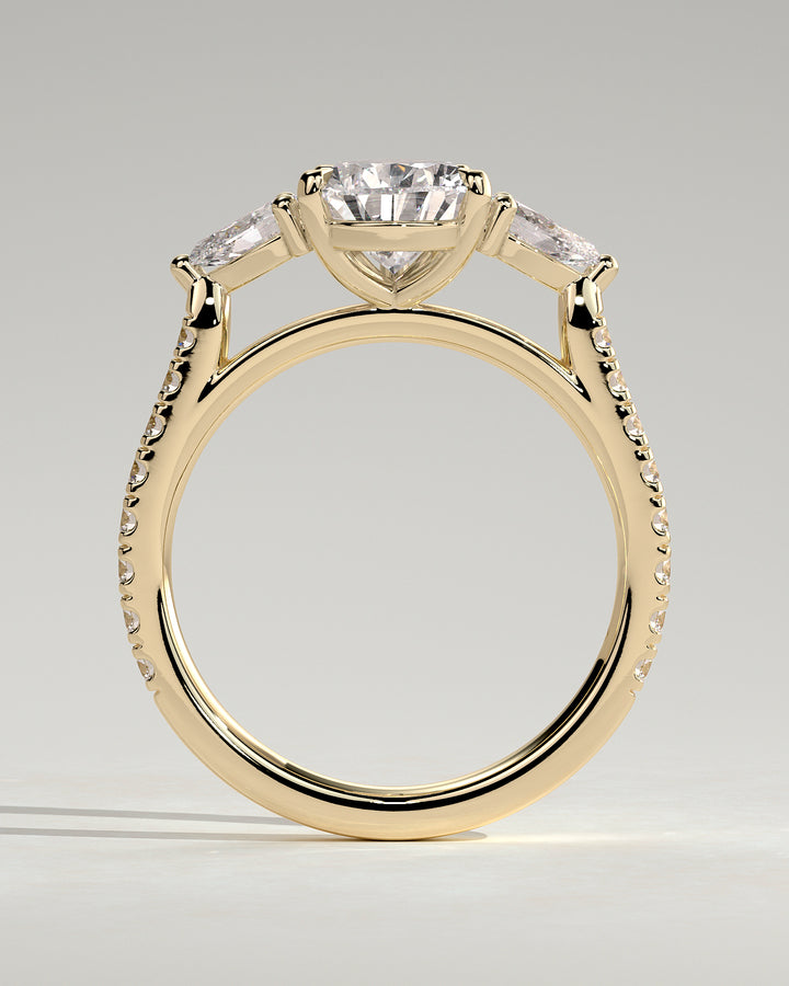 pear diamond proposal ring