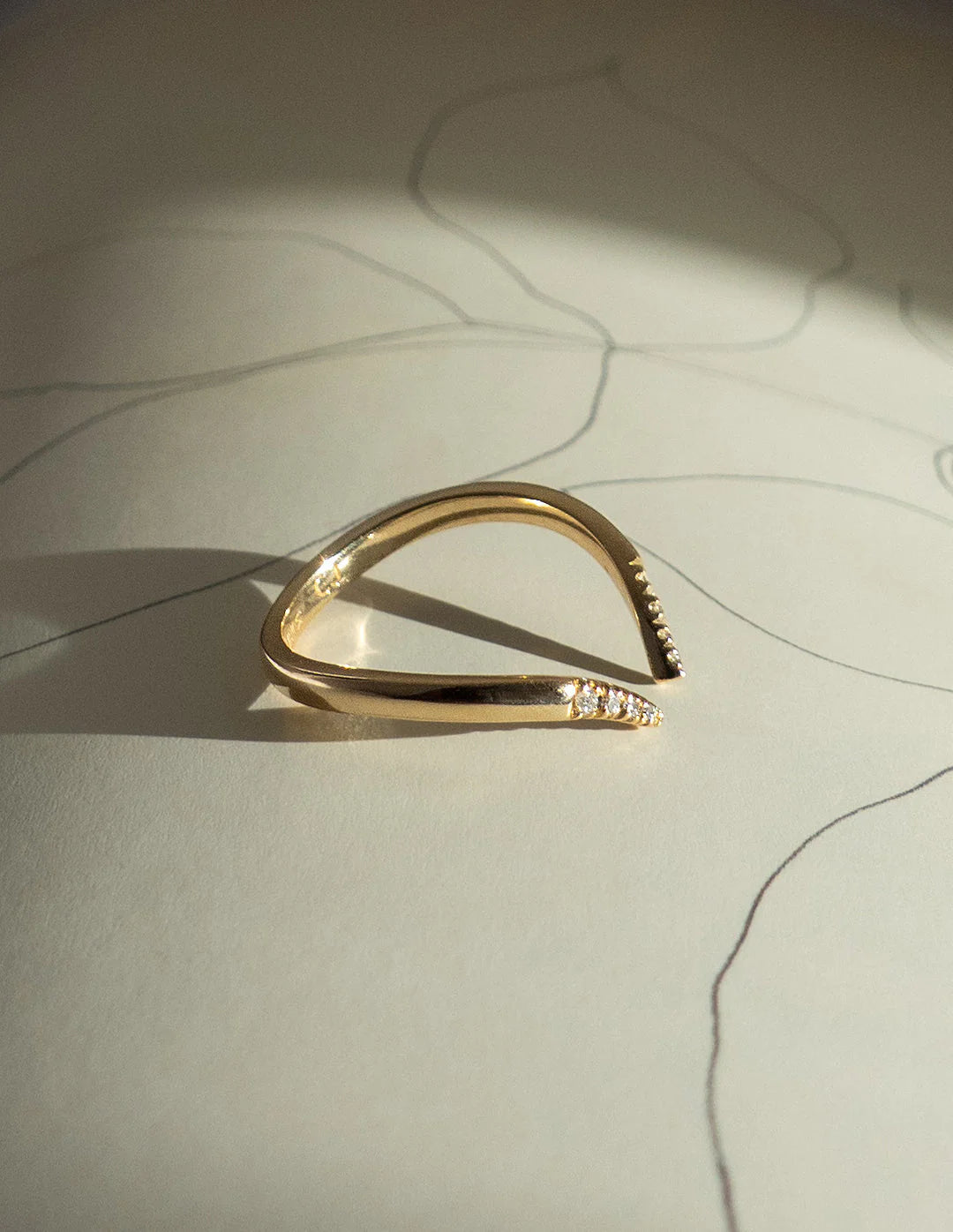 Ethical diamond ring set