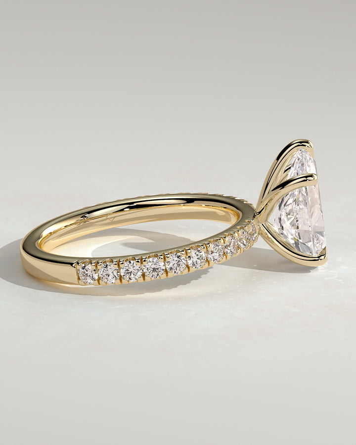pear engagement ring custom design
