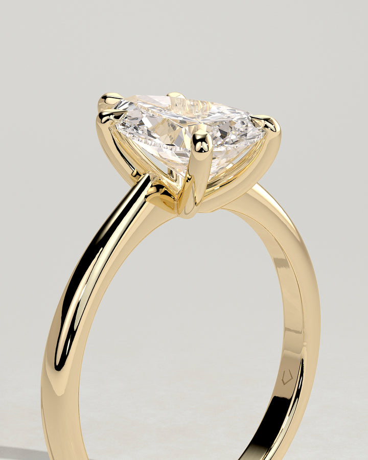 pear engagement ring for her