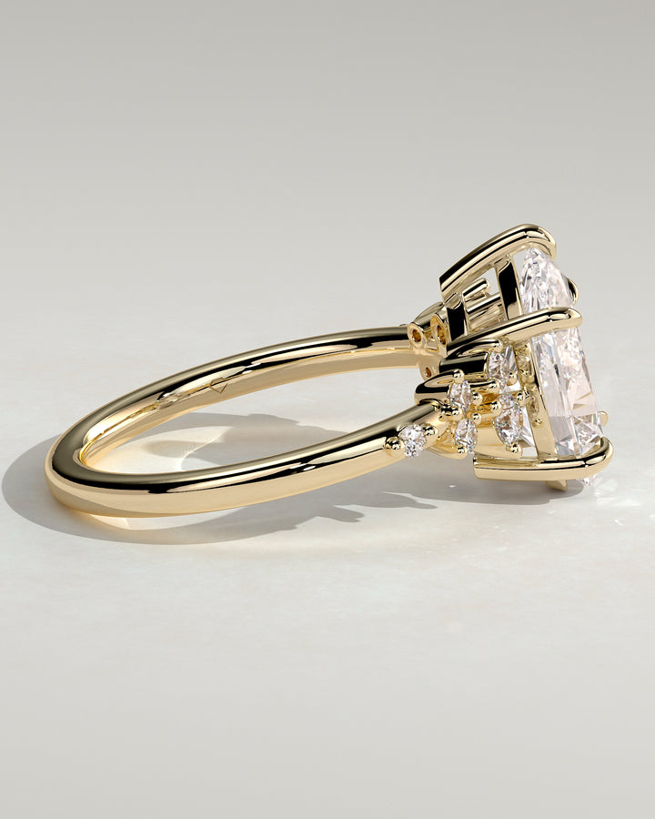 pear engagement ring trending
