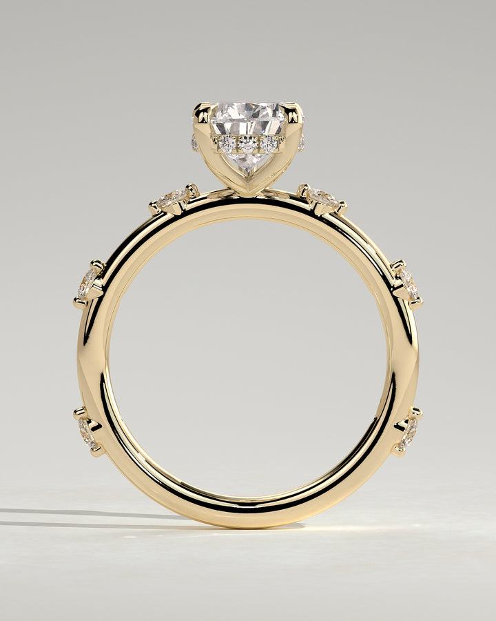 pear engagement ring trending
