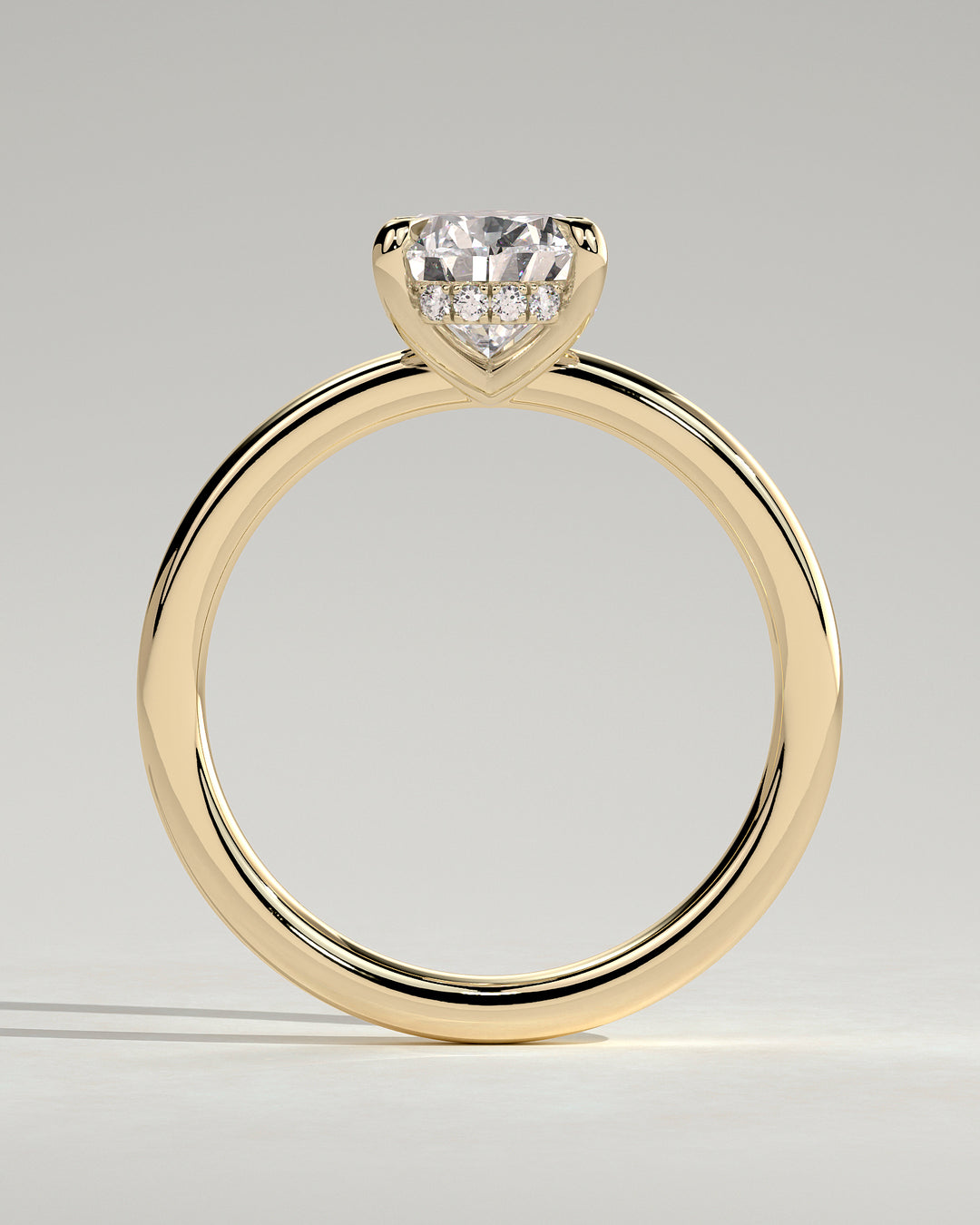pear wedding ring set hidden halo