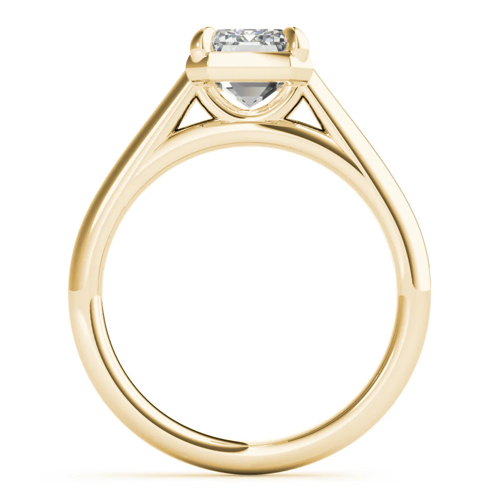 polished gold ring
