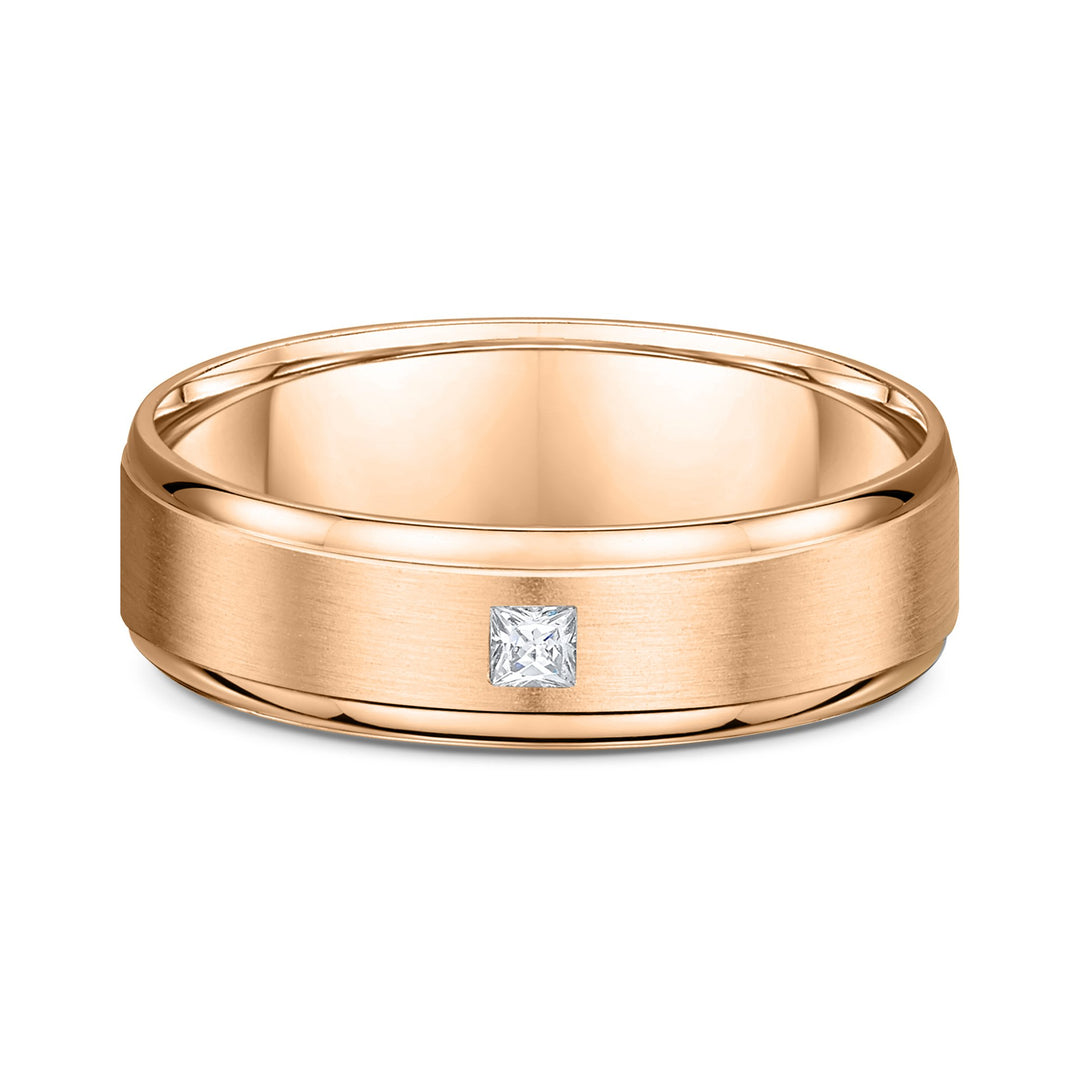princess diamond wedding band
