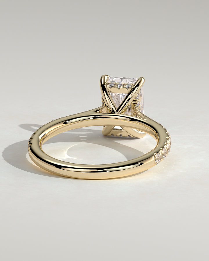 radiant cut diamond ring