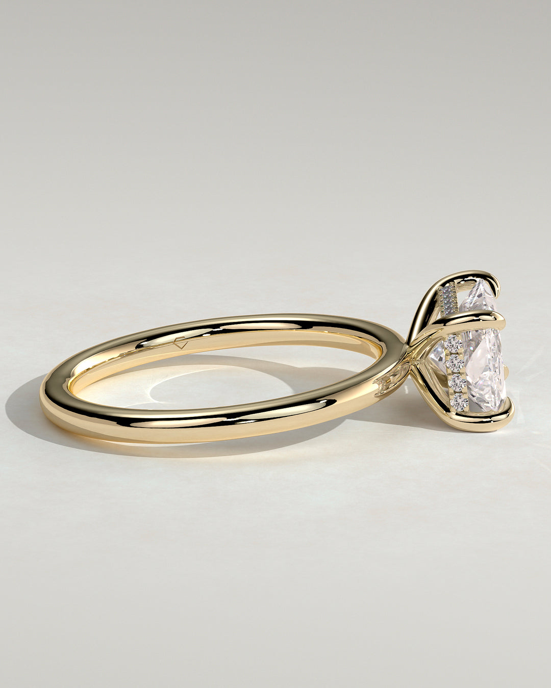IGI certified radiant diamond ring
