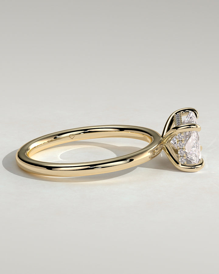 IGI certified radiant diamond ring