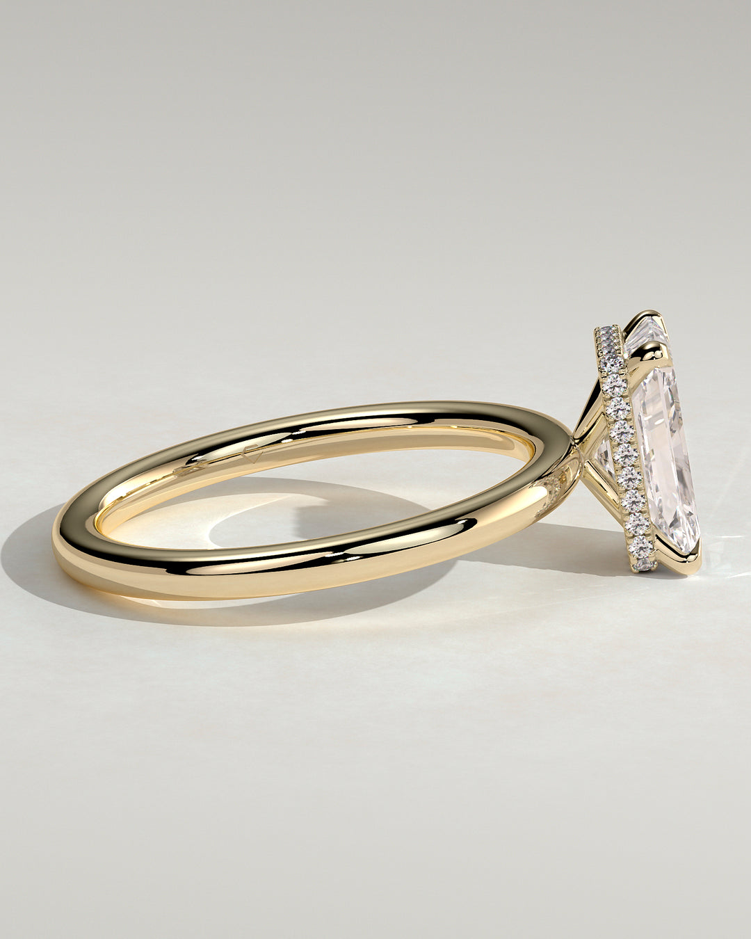 hidden halo engagement ringradiant hidden halo engagement ring