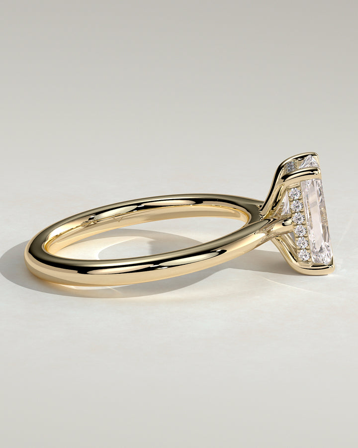 radiant solitaire ring