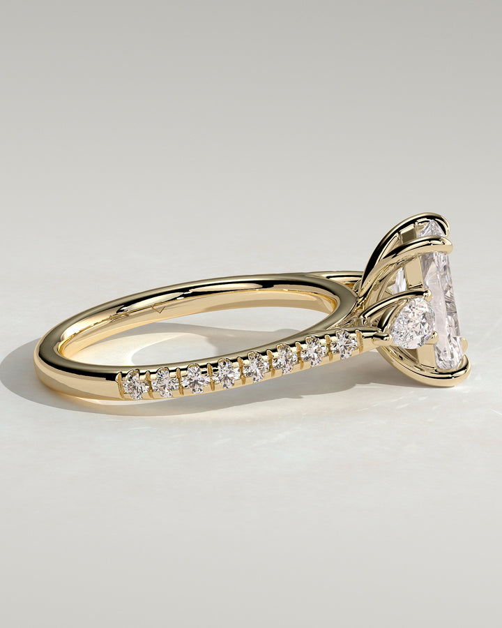 radiant trilogy bridal ring