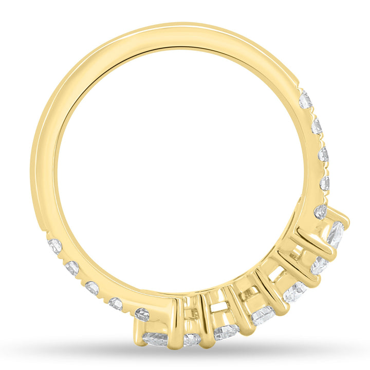 rose gold diamond band