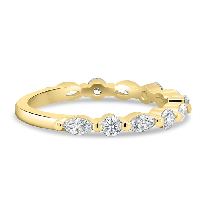 bar setting diamond ring
