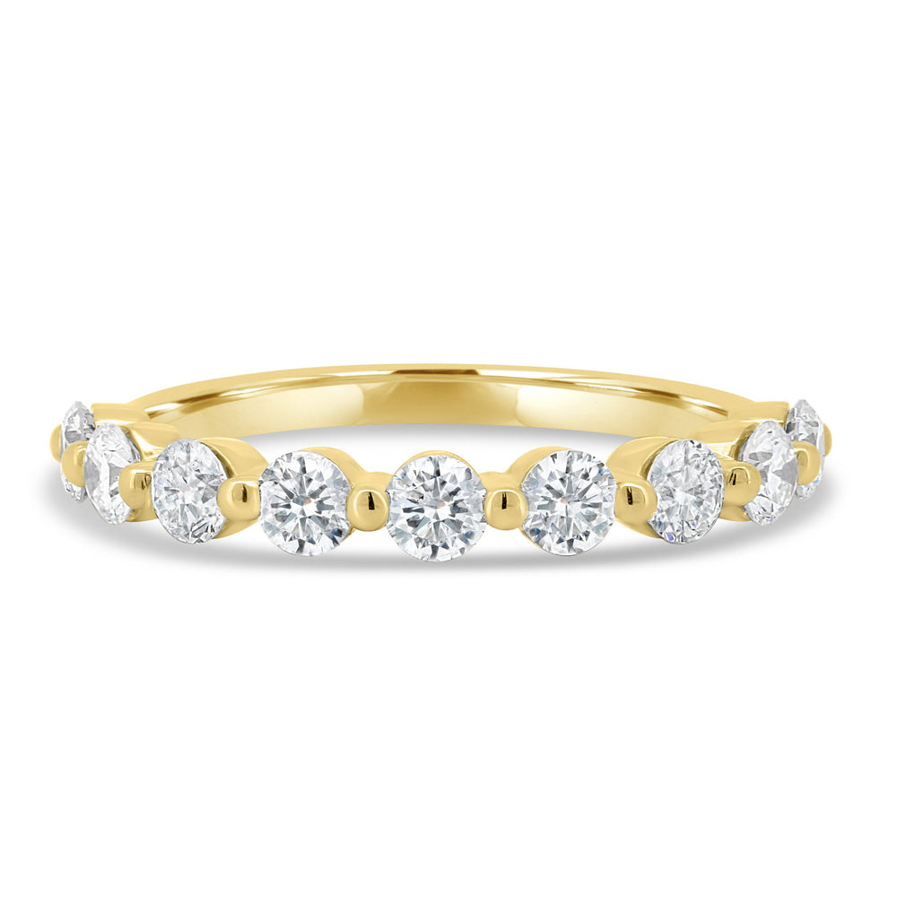 round diamond bar setting ring
