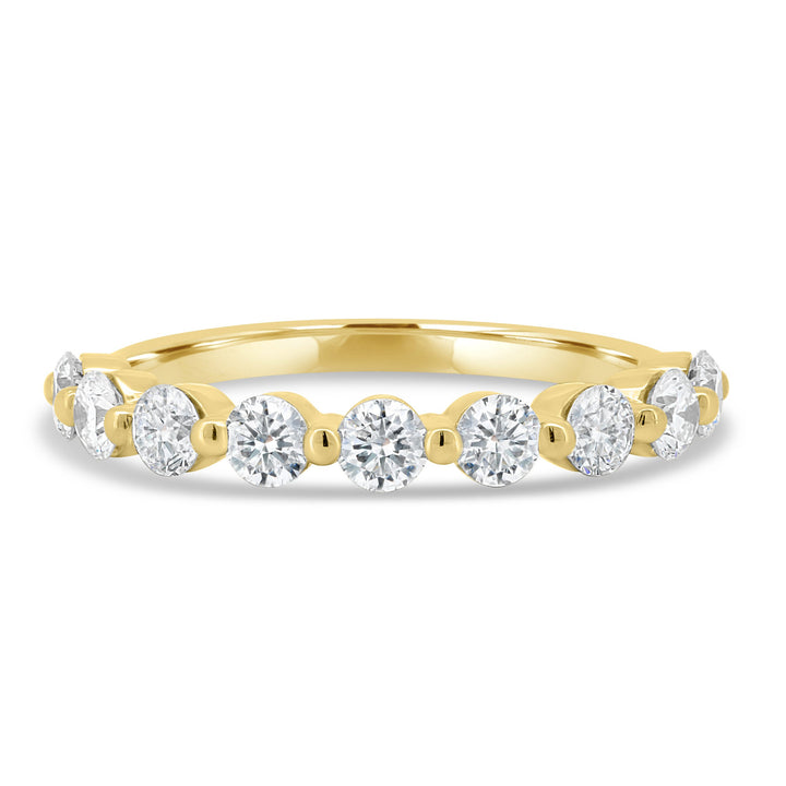 round diamond bar setting ring
