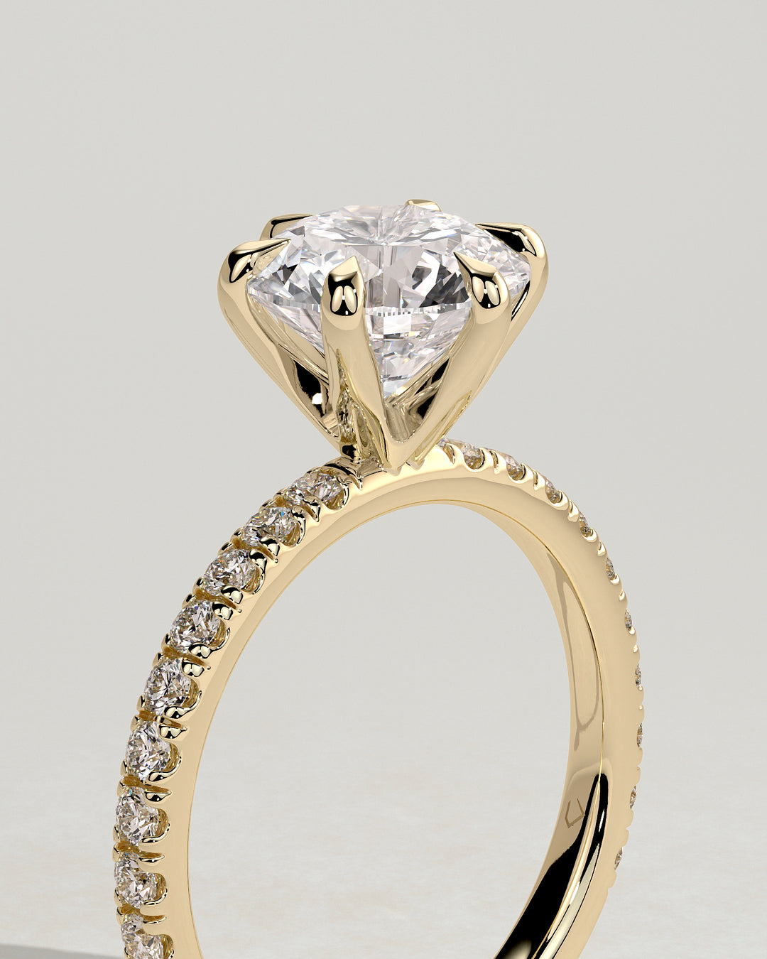 1.5ct round engagement ring