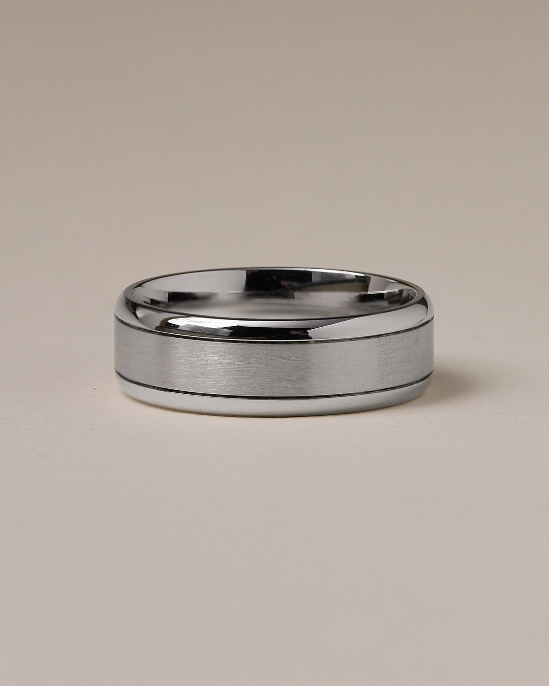 satin gold wedding band
