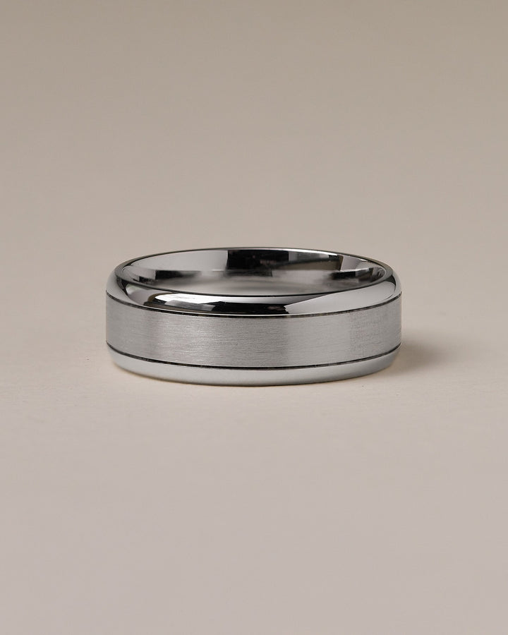 satin gold wedding band
