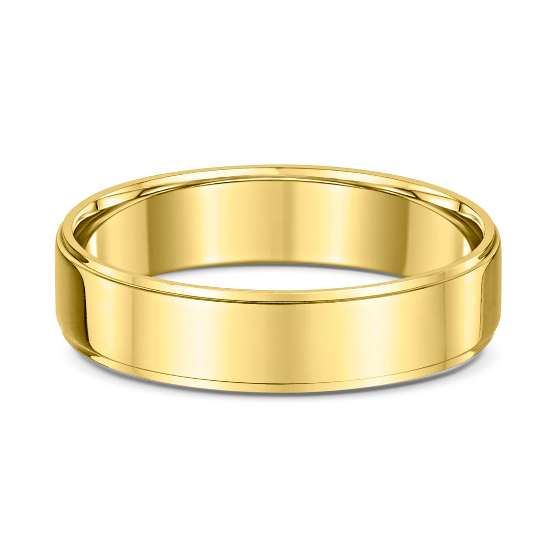 side cut gold ring
