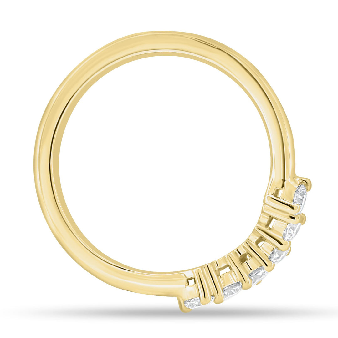  soft curve diamond band