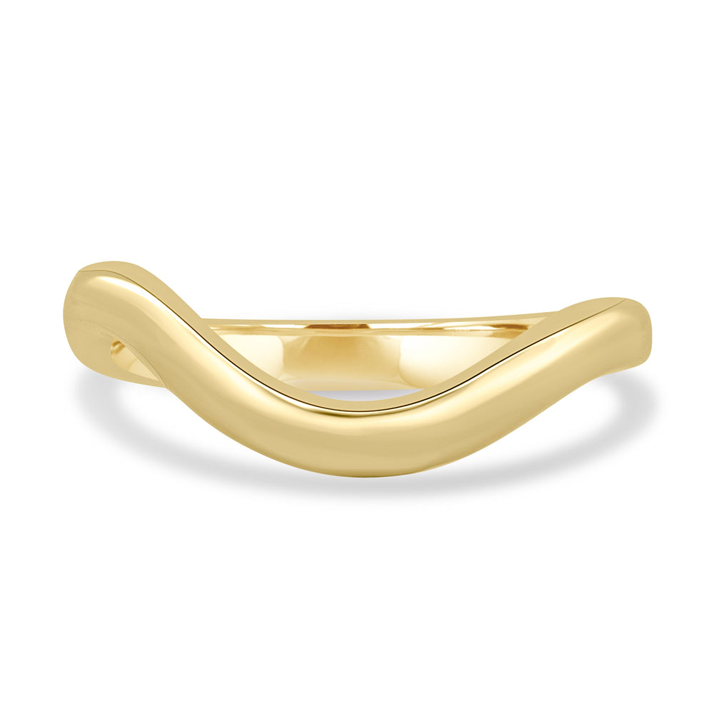 solid gold wedding band
