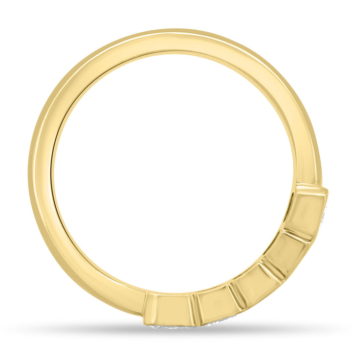 step cut diamond ring
