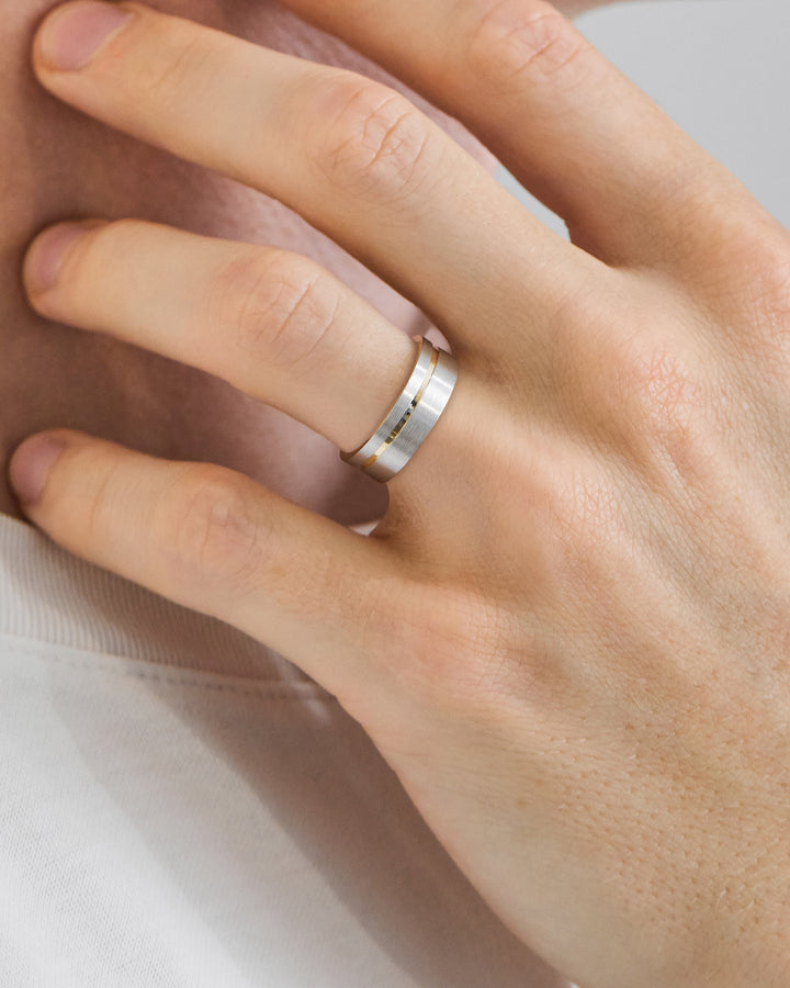 structured mens ring
