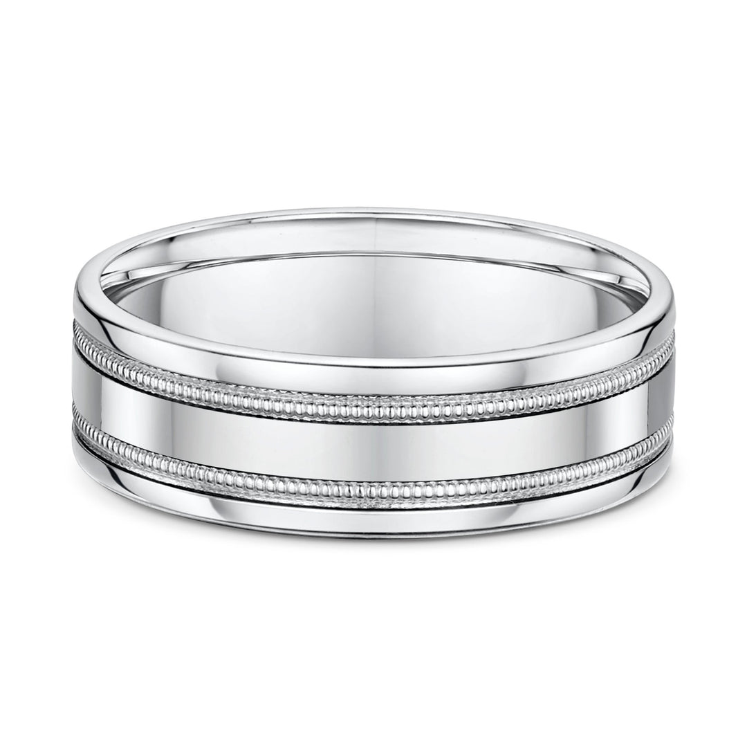 two stepped gold ring
